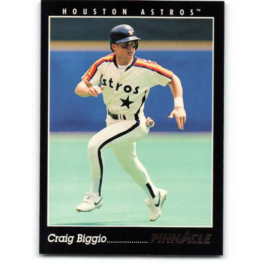 1993 Pinnacle #50 Craig Biggio NM-MT Houston Astros Baseball Card Image 1