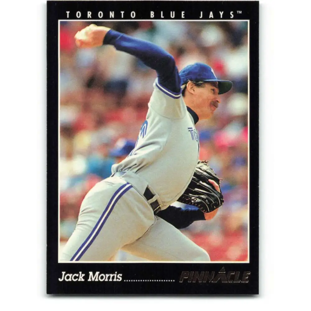 1993 Pinnacle #57 Jack Morris NM-MT Toronto Blue Jays Baseball Card Image 1