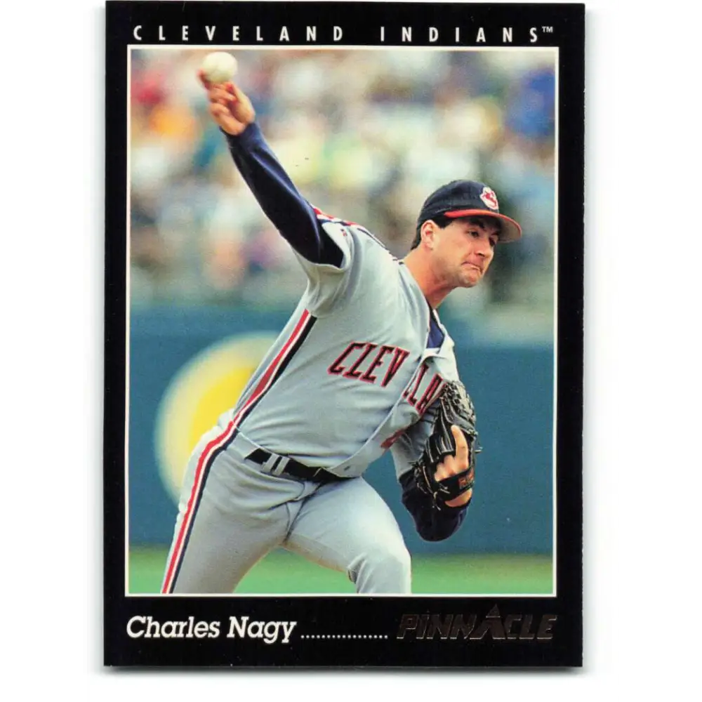 1993 Pinnacle #65 Charles Nagy NM-MT Cleveland Indians Baseball Card Image 1