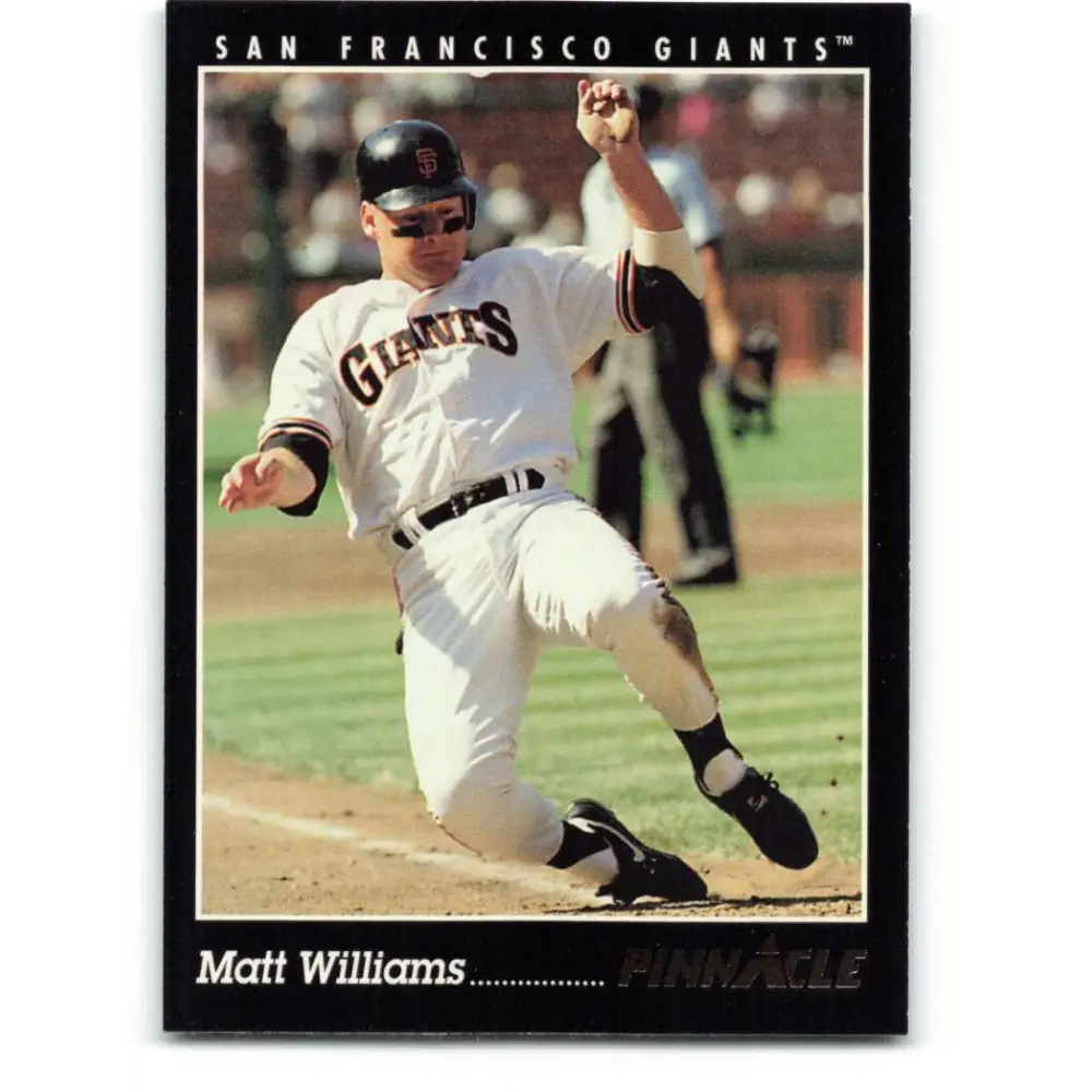 1993 Pinnacle #67 Matt Williams NM-MT San Francisco Giants Baseball Card Image 1