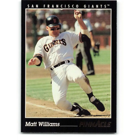 1993 Pinnacle #67 Matt Williams NM-MT San Francisco Giants Baseball Card Image 1