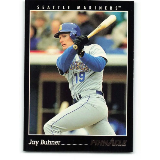 1993 Pinnacle #68 Jay Buhner NM-MT Seattle Mariners Baseball Card Image 1