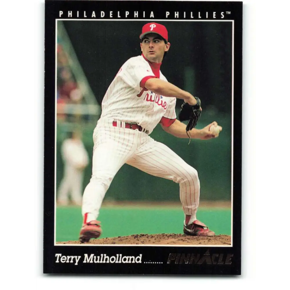 1993 Pinnacle #73 Terry Mulholland NM-MT Philadelphia Phillies Baseball Card Image 1