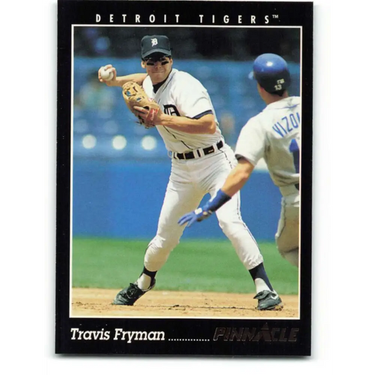 1993 Pinnacle #79 Travis Fryman NM-MT Detroit Tigers Baseball Card Image 1