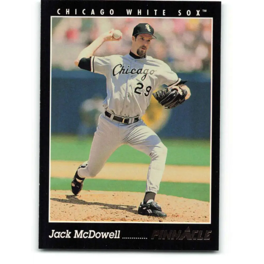 1993 Pinnacle #80 Jack McDowell NM-MT Chicago White Sox Baseball Card Image 1