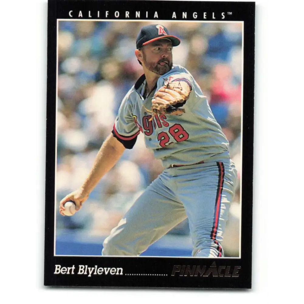 1993 Pinnacle #83 Bert Blyleven NM-MT California Angels Baseball Card Image 1
