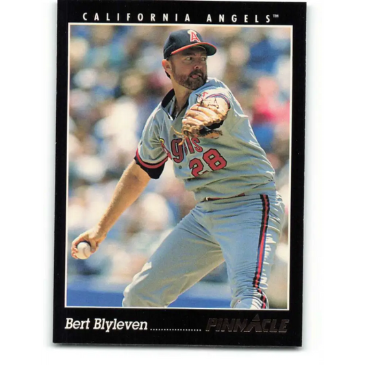 1993 Pinnacle #83 Bert Blyleven NM-MT California Angels Baseball Card Image 1