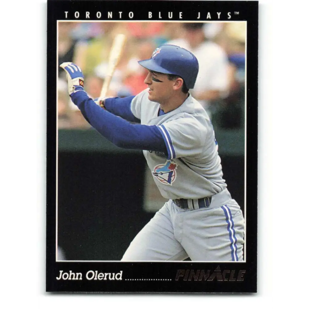 1993 Pinnacle #86 John Olerud NM-MT Toronto Blue Jays Baseball Card Image 1