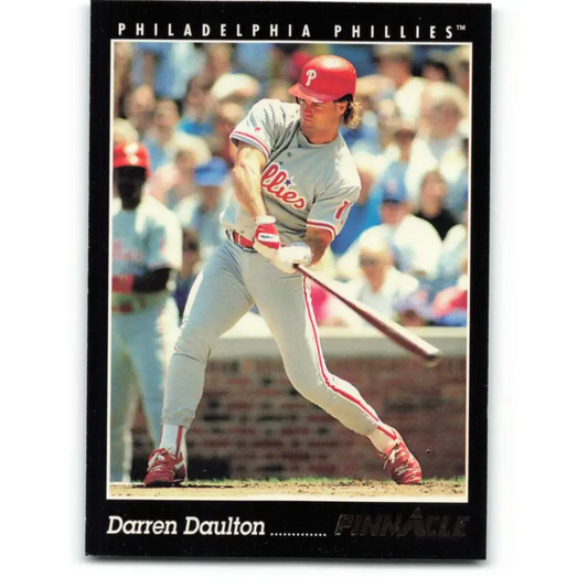 1993 Pinnacle #99 Darren Daulton NM-MT Philadelphia Phillies Baseball Card Image 1