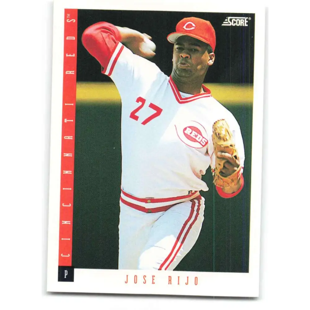 1993 Score #105 Jose Rijo NM-MT Cincinnati Reds Baseball Card Image 1