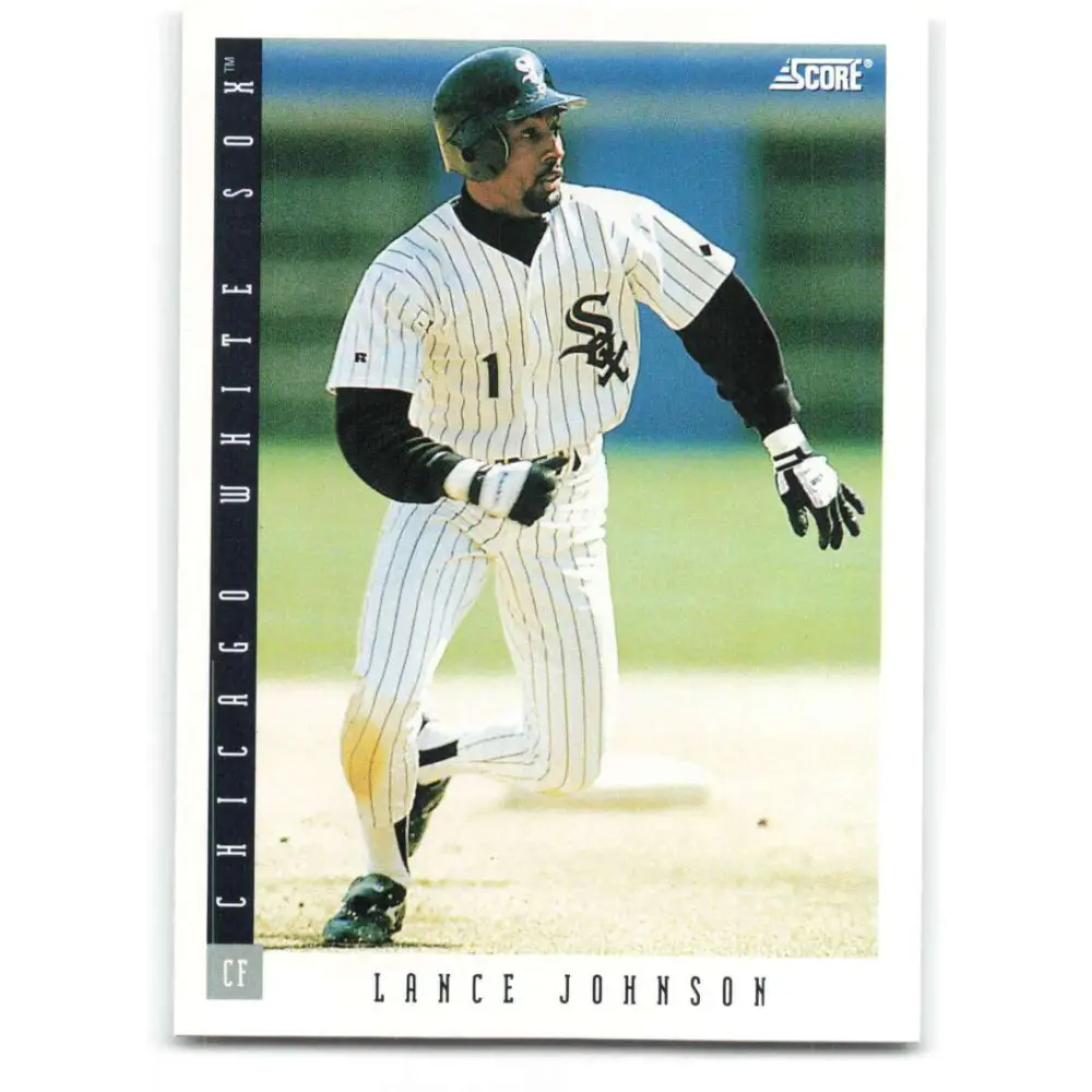 1993 Score #109 Lance Johnson NM-MT Chicago White Sox Baseball Card Image 1