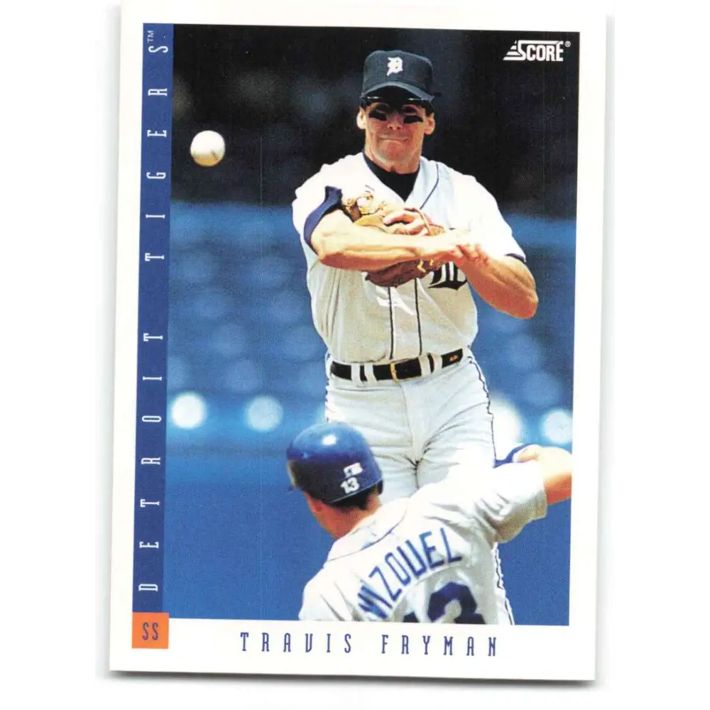 1993 Score #11 Travis Fryman NM-MT Detroit Tigers Baseball Card Image 1