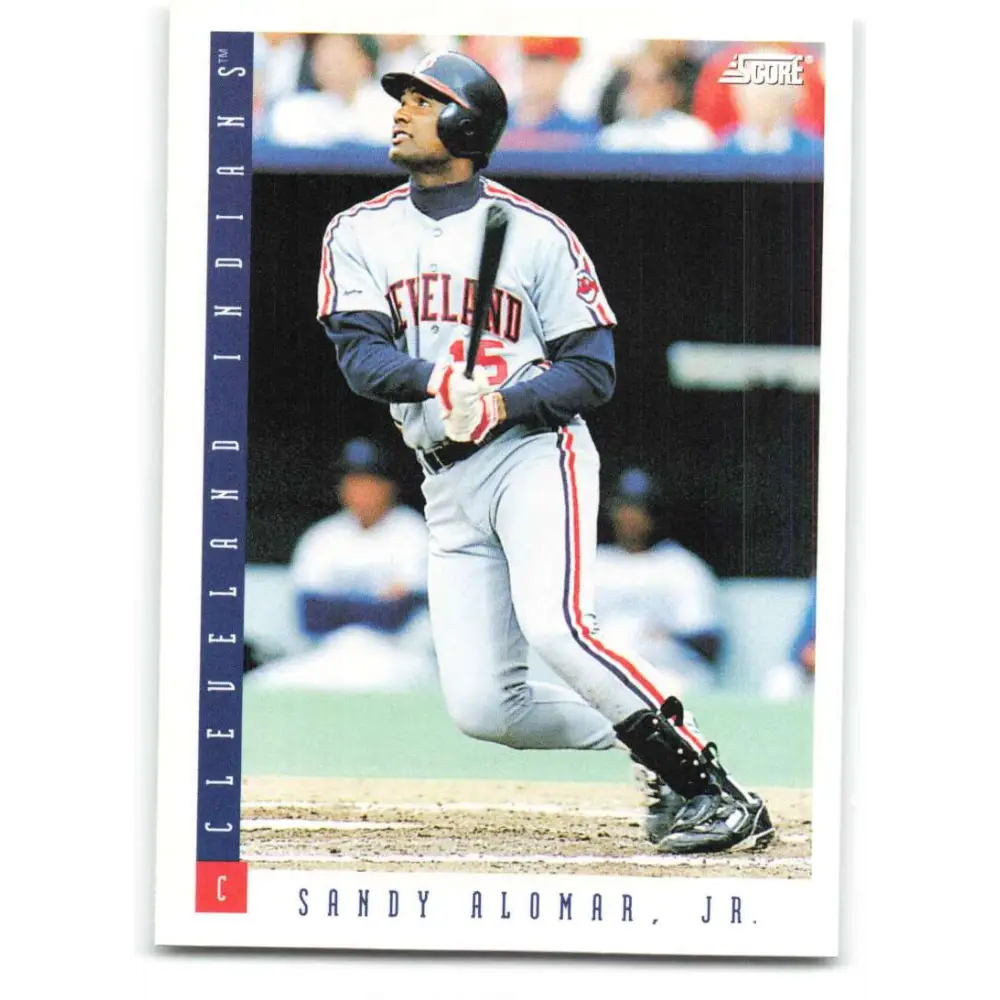 1993 Score #116 Sandy Alomar Jr. NM-MT Cleveland Indians Baseball Card Image 1