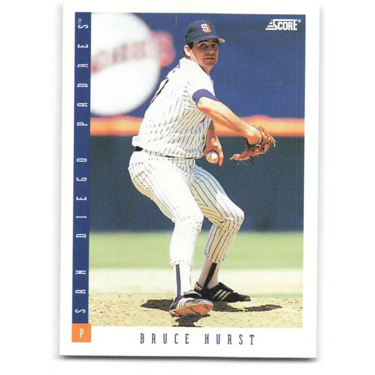 1993 Score #133 Bruce Hurst NM-MT San Diego Padres Baseball Card Image 1