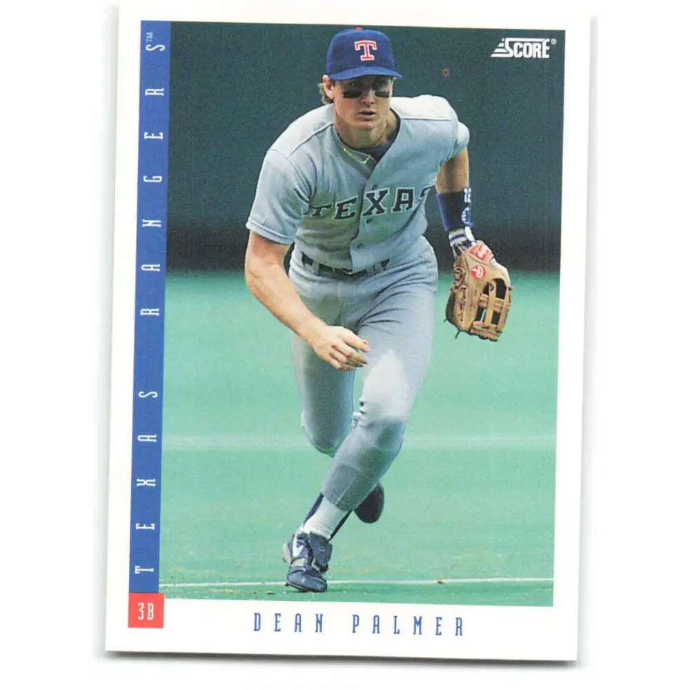 1993 Score #138 Dean Palmer NM-MT Texas Rangers Baseball Card Image 1