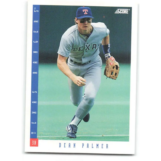 1993 Score #138 Dean Palmer NM-MT Texas Rangers Baseball Card Image 1