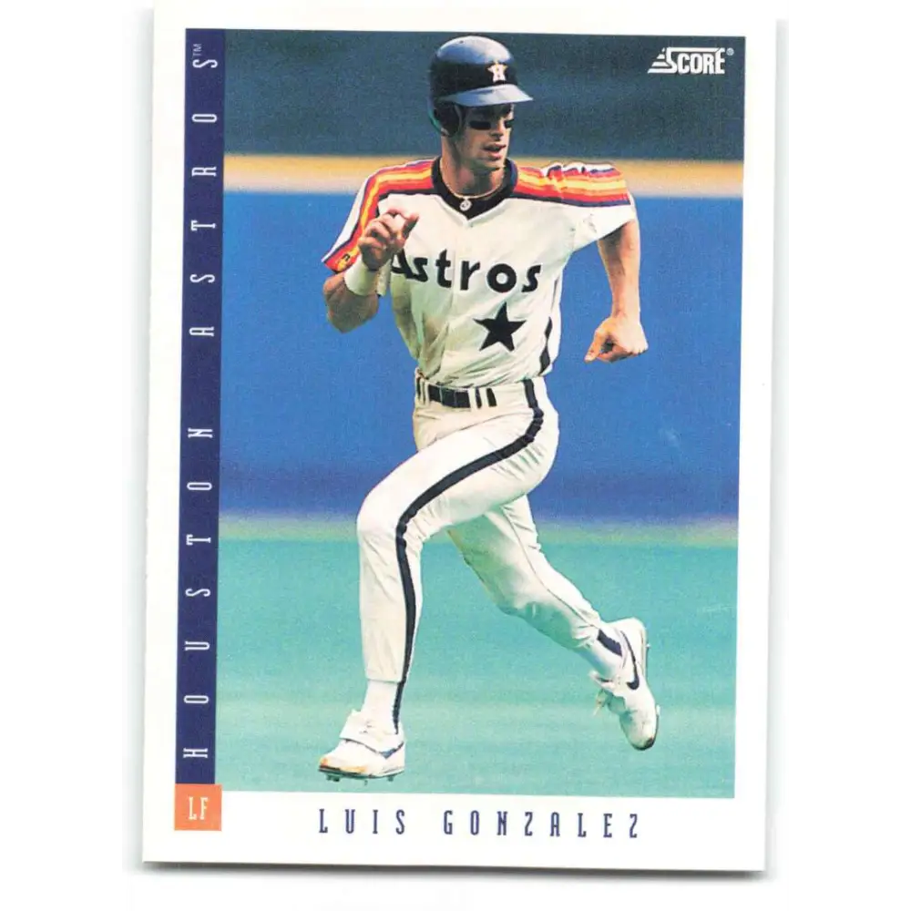 1993 Score #151 Luis Gonzalez NM-MT Houston Astros Baseball Card Image 1