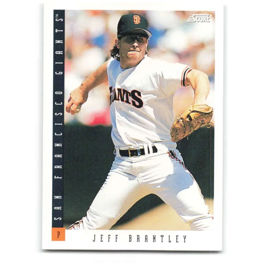 1993 Score #153 Jeff Brantley NM-MT San Francisco Giants Baseball Card Image 1