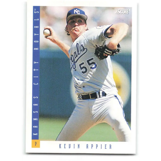 1993 Score #154 Kevin Appier NM-MT Kansas City Royals Baseball Card Image 1