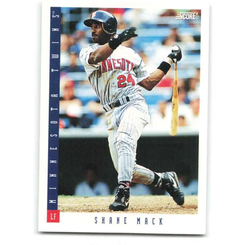 1993 Score #19 Shane Mack NM-MT Minnesota Twins Baseball Card Image 1