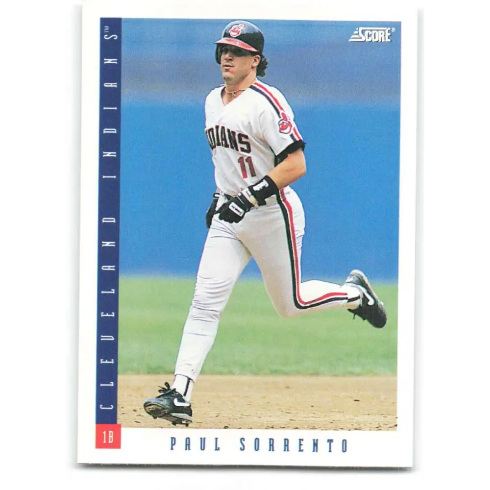 1993 Score #194 Paul Sorrento NM-MT Cleveland Indians Baseball Card Image 1