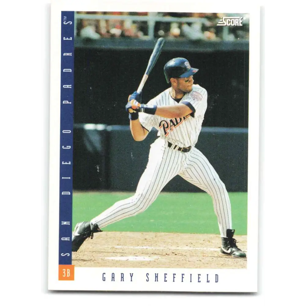 1993 Score #2 Gary Sheffield NM-MT San Diego Padres Baseball Card Image 1