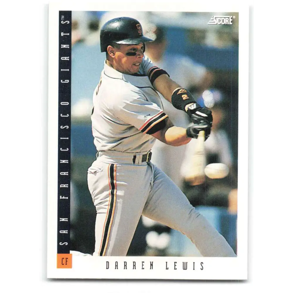 1993 Score #203 Darren Lewis NM-MT San Francisco Giants Baseball Card Image 1