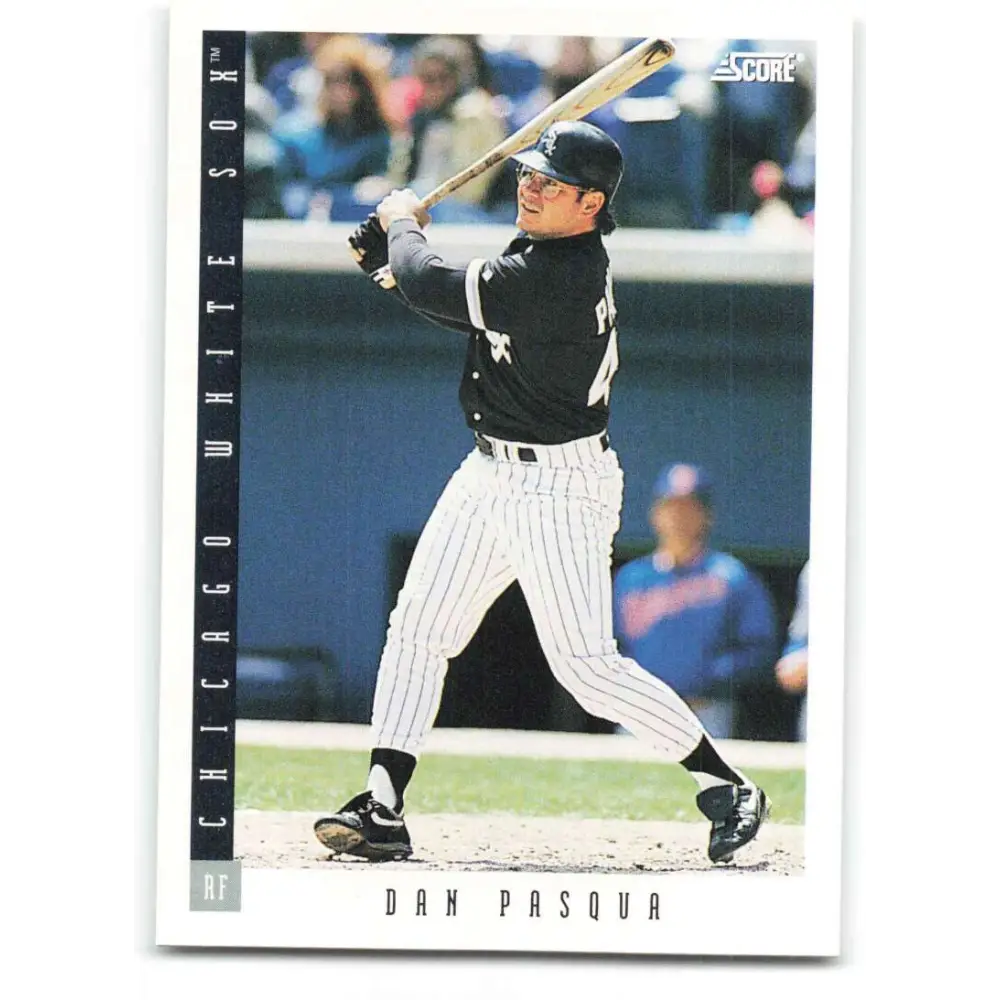 1993 Score #210 Dan Pasqua NM-MT Chicago White Sox Baseball Card Image 1