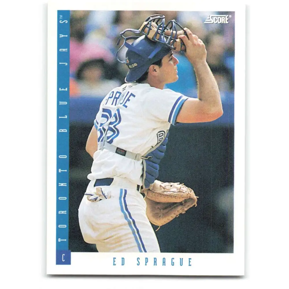 1993 Score #214 Ed Sprague NM-MT Toronto Blue Jays Baseball Card Image 1