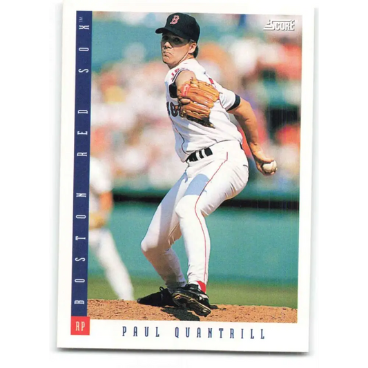 1993 Score #221 Paul Quantrill NM-MT Boston Red Sox Baseball Card Image 1