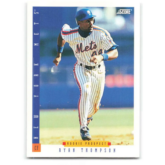 1993 Score #227 Ryan Thompson NM-MT New York Mets Baseball Card Image 1