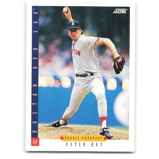 1993 Score #230 Peter Hoy NM-MT Boston Red Sox Baseball Card Image 1