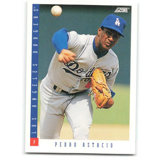 1993 Score #231 Pedro Astacio NM-MT Los Angeles Dodgers Baseball Card Image 1