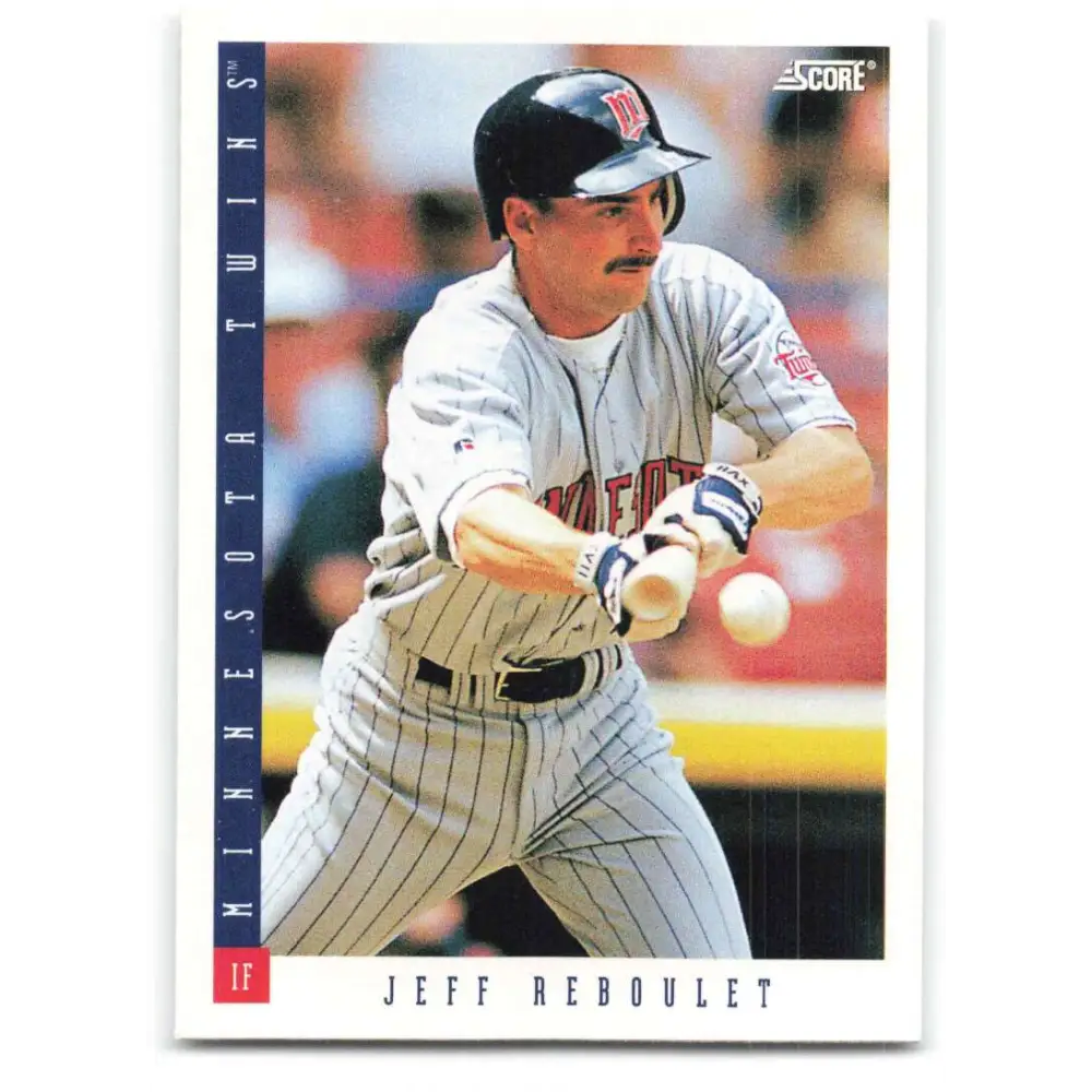 1993 Score #233 Jeff Reboulet NM-MT Minnesota Twins Baseball Card Image 1