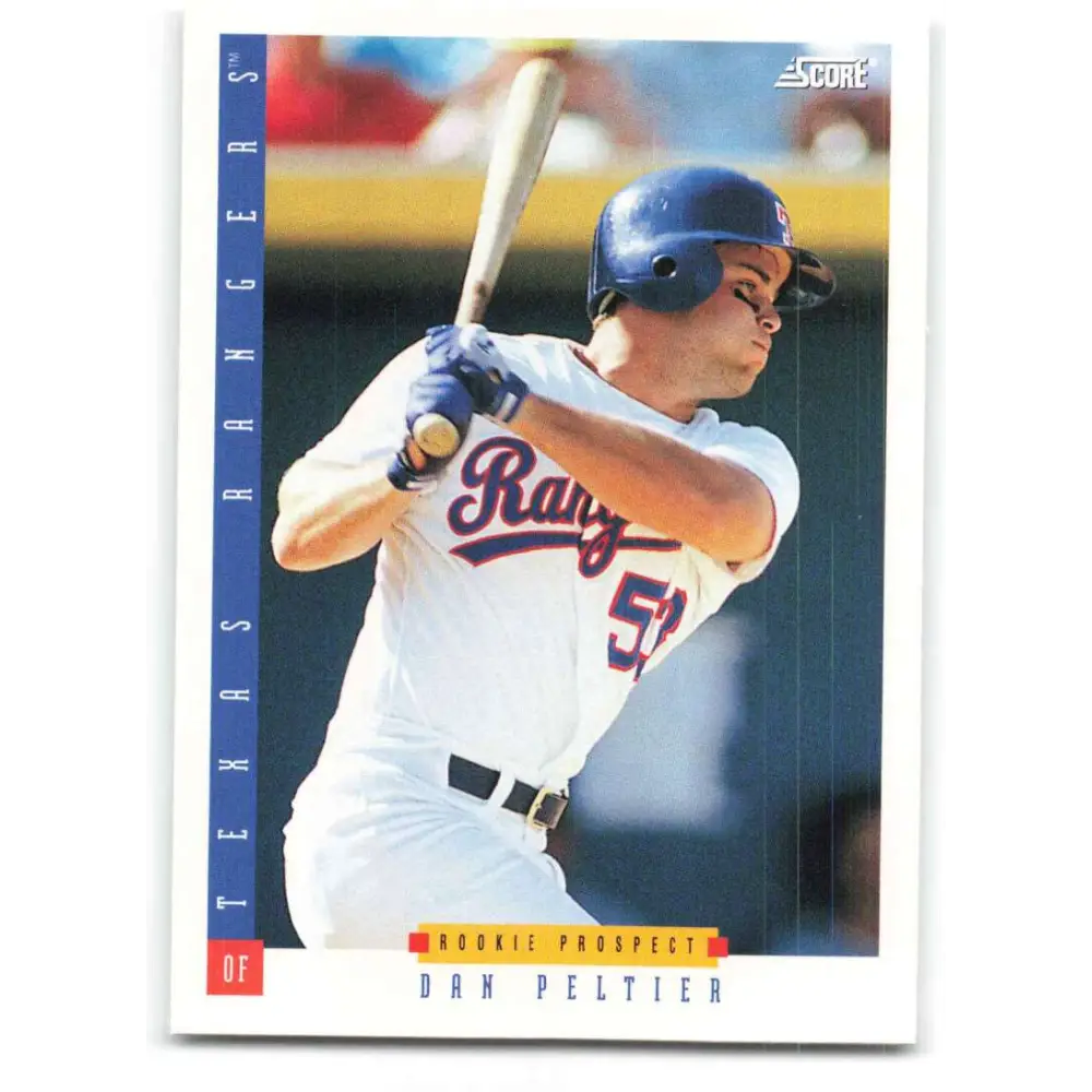 1993 Score #240 Dan Peltier NM-MT Texas Rangers Baseball Card Image 1