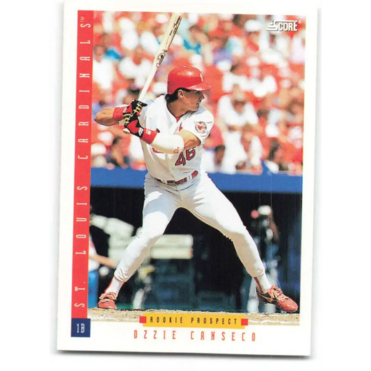 1993 Score #241 Ozzie Canseco NM-MT St. Louis Cardinals Baseball Card Image 1