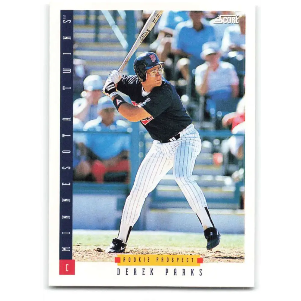 1993 Score #245 Derek Parks NM-MT Minnesota Twins Baseball Card Image 1