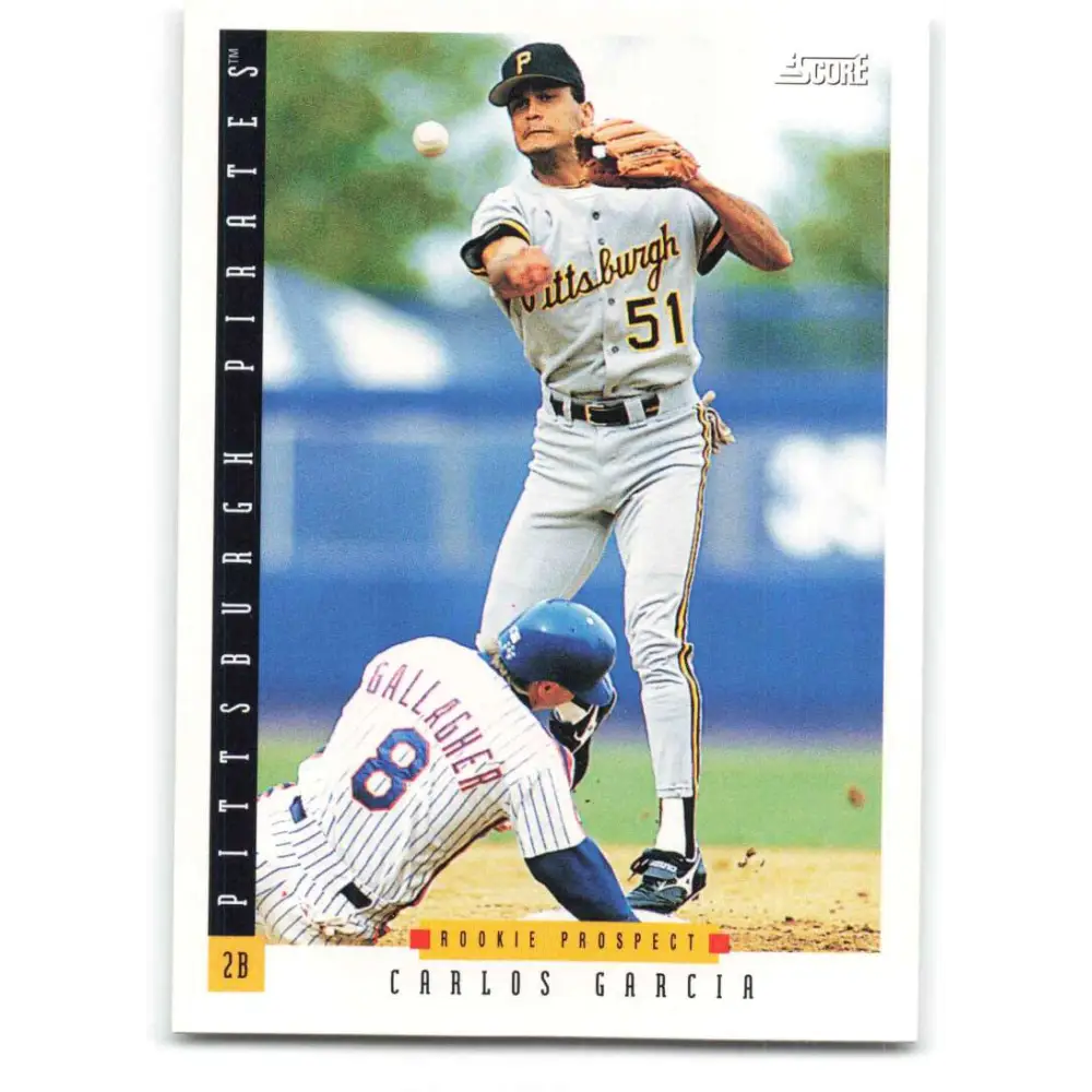 1993 Score #246 Carlos Garcia NM-MT Pittsburgh Pirates Baseball Card Image 1