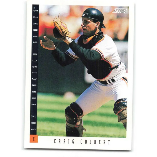 1993 Score #255 Craig Colbert NM-MT San Francisco Giants Baseball Card Image 1