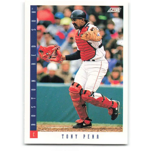 1993 Score #261 Tony Pena NM-MT Boston Red Sox Baseball Card Image 1