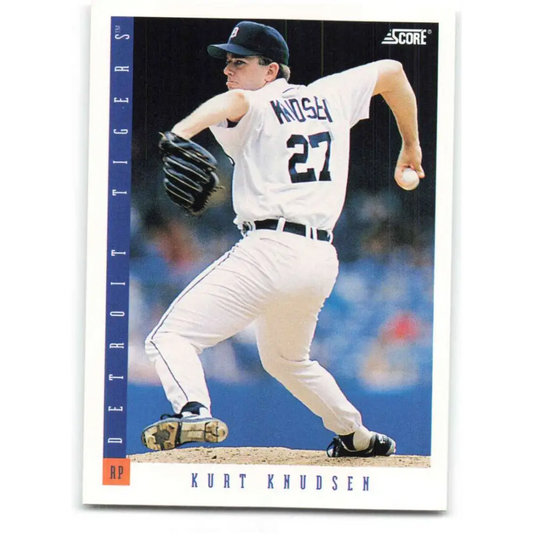 1993 Score #264 Kurt Knudsen NM-MT Detroit Tigers Baseball Card Image 1