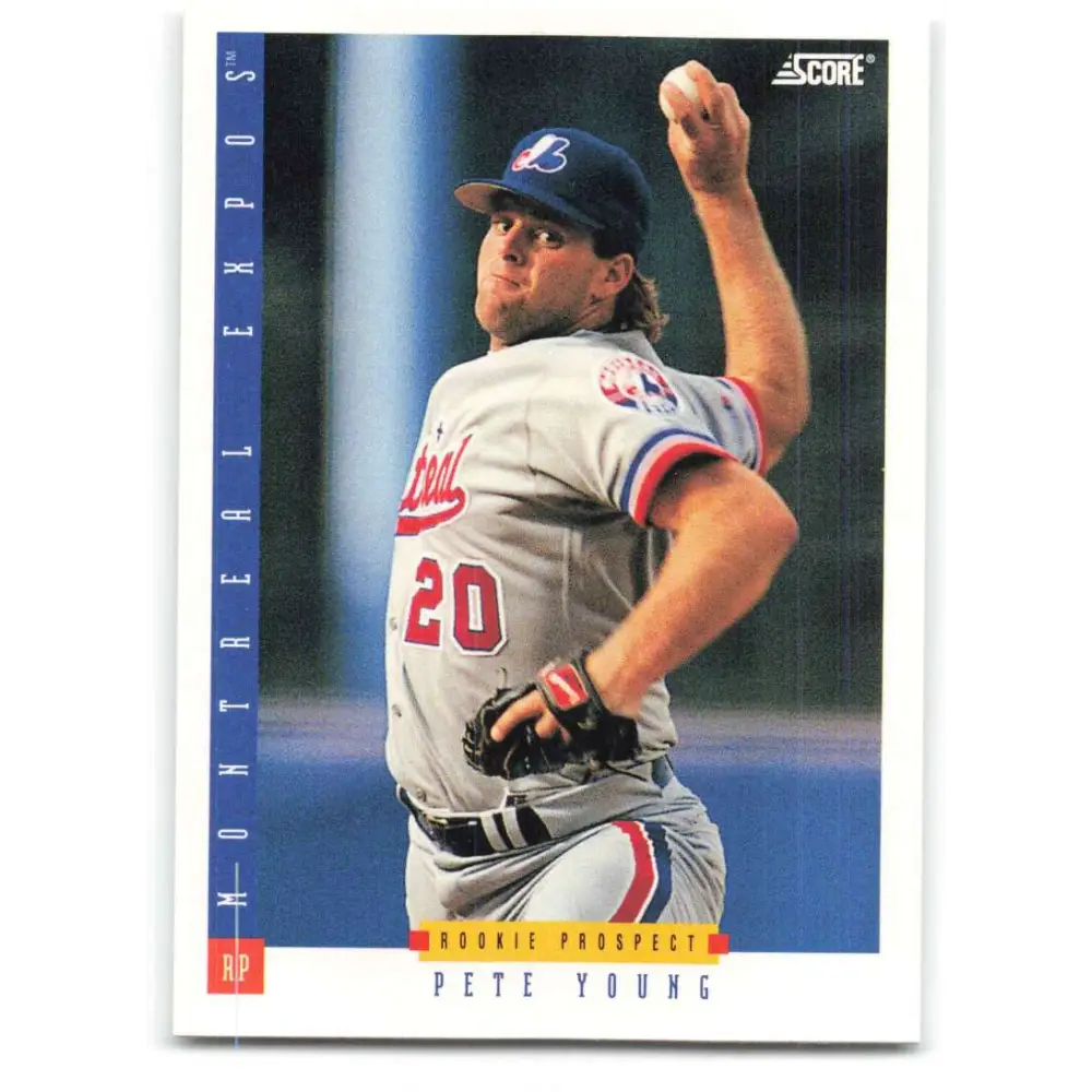 1993 Score #269 Pete Young NM-MT Montreal Expos Baseball Card Image 1