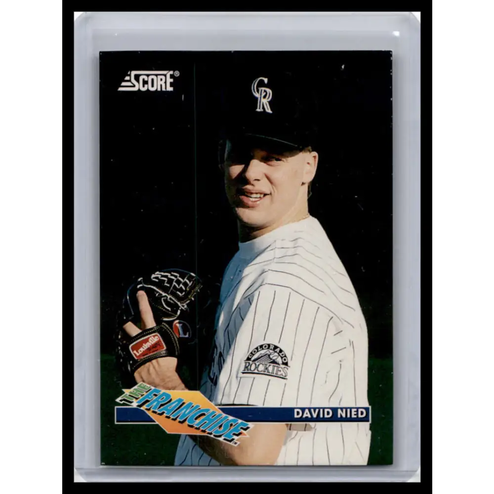 1993 Score #28 David Nied NM-MT Colorado Rockies Baseball Card Image 1