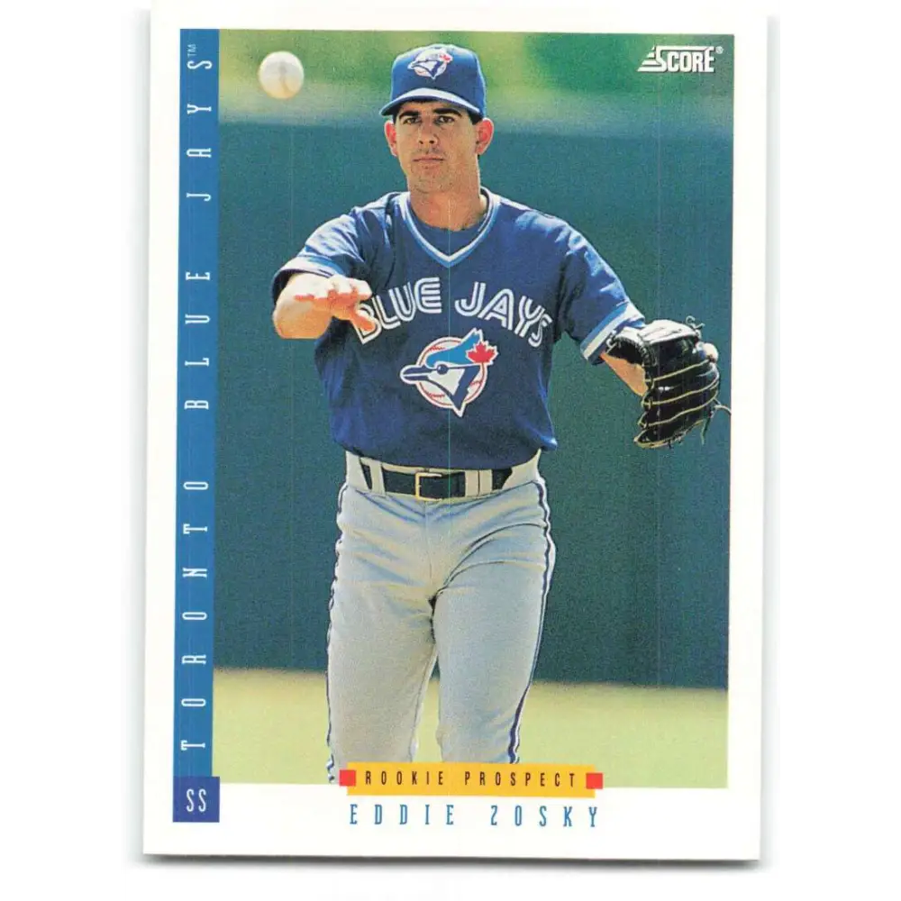 1993 Score #297 Eddie Zosky NM-MT Toronto Blue Jays Baseball Card Image 1