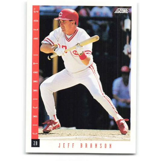 1993 Score #308 Jeff Branson NM-MT Cincinnati Reds Baseball Card Image 1