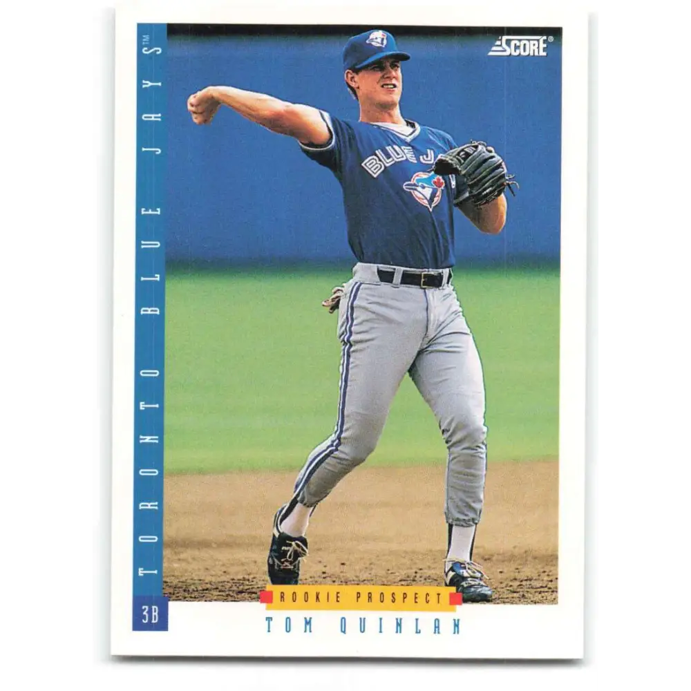 1993 Score #309 Tom Quinlan NM-MT RC Rookie Toronto Blue Jays Baseball Card Image 1