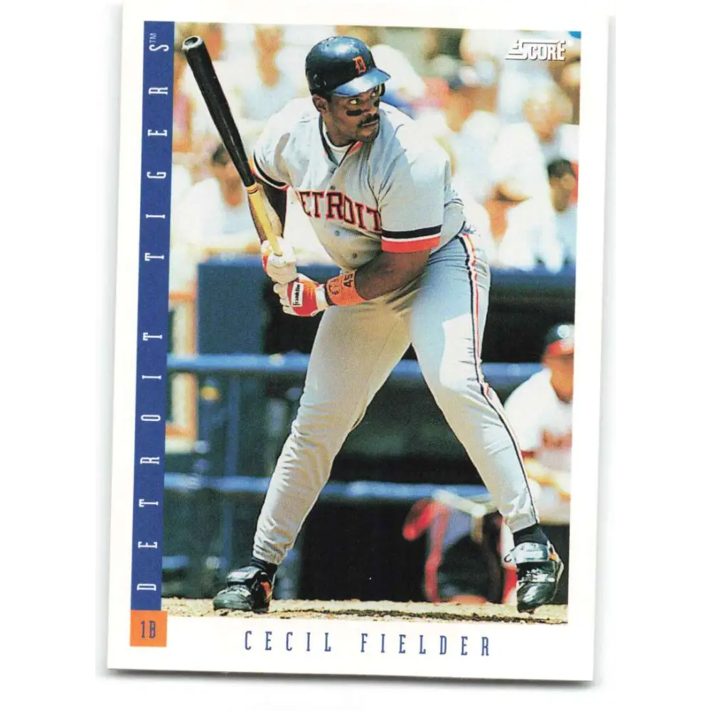 1993 Score #31 Cecil Fielder NM-MT Detroit Tigers Baseball Card Image 1