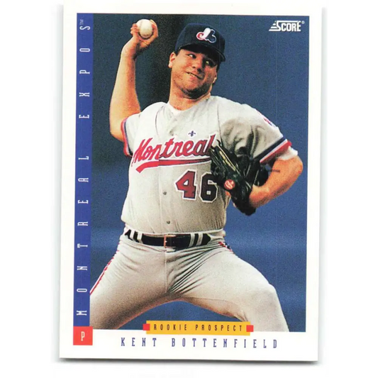 1993 Score #312 Kent Bottenfield NM-MT Montreal Expos Baseball Card Image 1