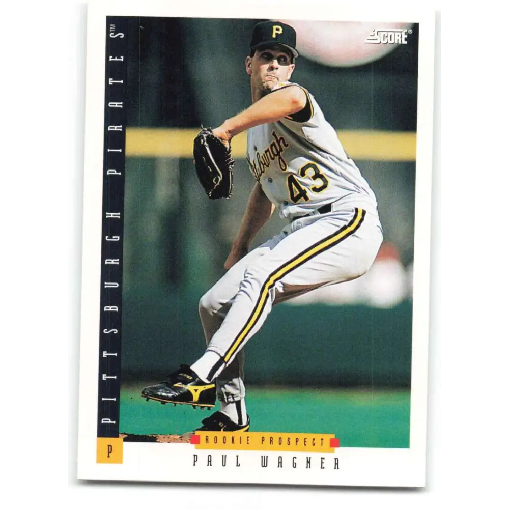 1993 Score #315 Paul Wagner NM-MT Pittsburgh Pirates Baseball Card Image 1