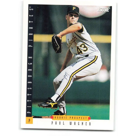 1993 Score #315 Paul Wagner NM-MT Pittsburgh Pirates Baseball Card Image 1